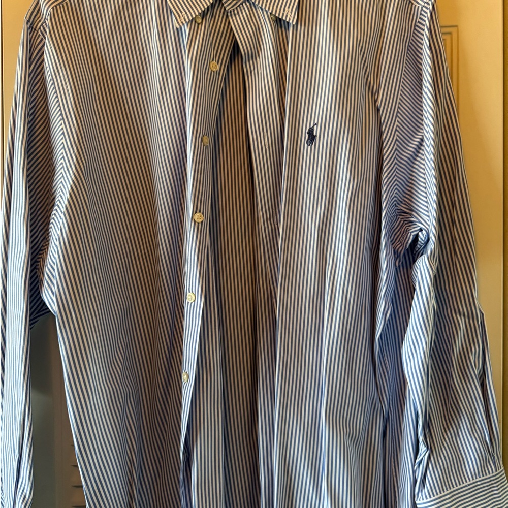 polo stripe oxford